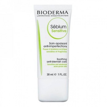 Bioderma Sebium Sensitive 30ml | Κρέμα για  Ακμή, Εύθραυστη & Ευαίσθητη Επιδερμίδα