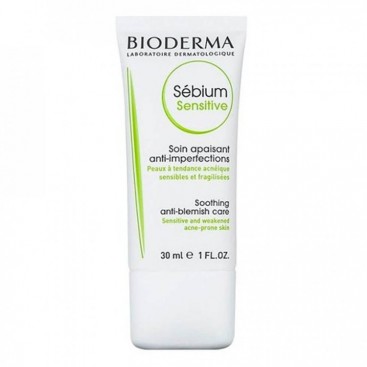 Bioderma Sebium Sensitive 30ml | Κρέμα για  Ακμή, Εύθραυστη & Ευαίσθητη Επιδερμίδα