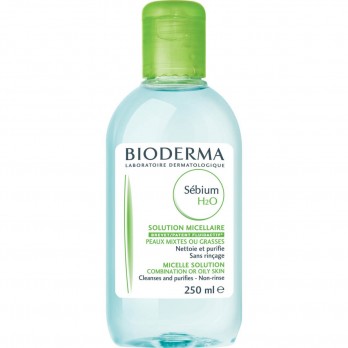 Bioderma Sebium Η2Ο 250ml | Διάλυμα Καθαρισμού για Δέρμα Λιπαρό με Τάση Ακμής