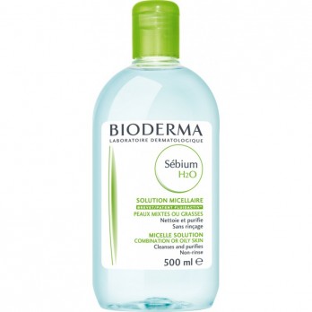 Bioderma Sebium Η2Ο 500ml | Διάλυμα Καθαρισμού για Δέρμα Λιπαρό με Τάση Ακμής