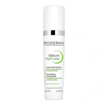 Bioderma Sebium Night Peel 40ml | Ορός Απολέπισης Νύκτας για Λείανση Ενάντια στις Ατέλειες της Επιδερμίδας