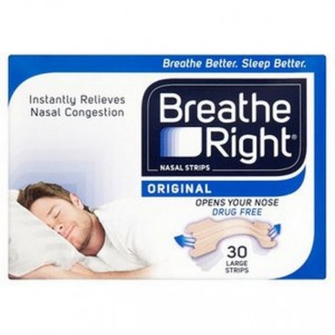 Breathe Right Large 30 τμχ | Ταινίες Μεγάλες  για Ρινική Απόφραξη