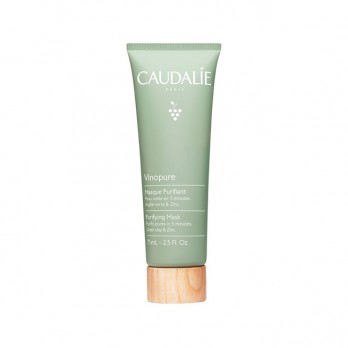 Caudalie Vinopure Purifying Mask 75ml | Μάσκα Προσώπου με Άργιλο Κατά των Ατελειών