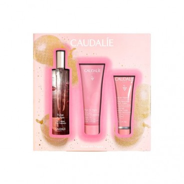 Caudalie Rose de Vigne Λουλουδένιο Γυναικείο Άρωμα 50ml & Δώρο Shower Gel Rose de Vigne Αφρόλουτρο 50ml & Rose de Vigne Hand & Nail Cream Κρέμα Χεριών 30ml