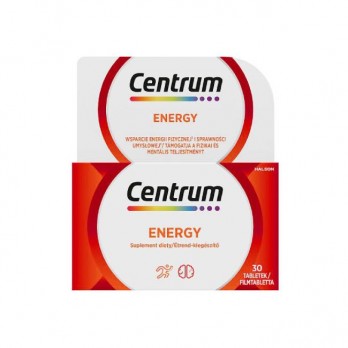 Centrum Energy 30tabs | Πολυβιταμίνη για Ενέργεια και Πνευματική Απόδοση 