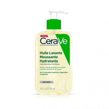 CeraVe Hydrating Foaming Oil Cleanser 236ml | Λάδι Καθαρισμού για Κανονικό έως πολύ Ξηρό Δέρμα 