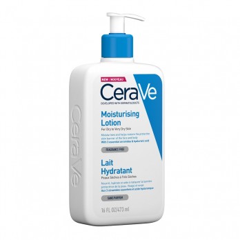 CeraVe Moisturising Lotion 473ml | Ενυδατικό Γαλάκτωμα Προσώπου & Σώματος για Ξηρό Δέρμα