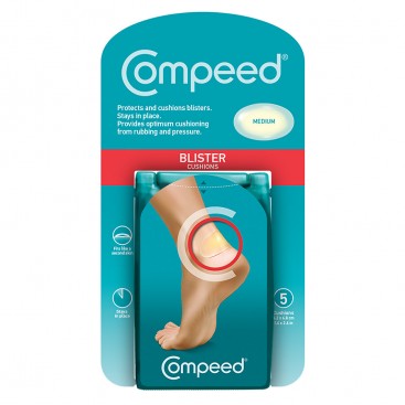 Compeed Blisters Medium 5τμχ| Μεσαία Επιθέματα για Φουσκάλες 