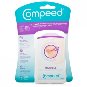 Compeed Herpes Patch 15τμχ |  Αντιμετώπιση του Επιχείλιου Έρπητος 