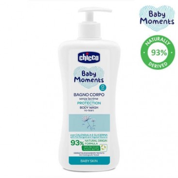 Chicco Baby Moments Protection Body Wash Αφρόλουτρο 0M + 500ml 