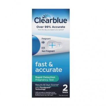 Clearblue Pregnancy Test Rapid Detection 2τμχ | Διπλό Τεστ Εγκυμοσύνης Γρήγορης Ανίχνευσης 