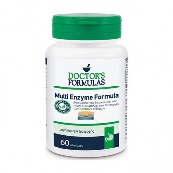 Doctor's Formulas Multi Enzyme Formula 60caps | Φόρμουλα Πεπτικών Ενζύμων  