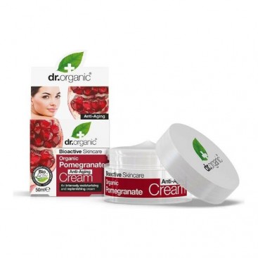 Dr. Organic Pomegranate Anti-Aging Cream 50ml | Αντιγηραντική Κρέμα Προσώπου με Βιολογικό Ρόδι 