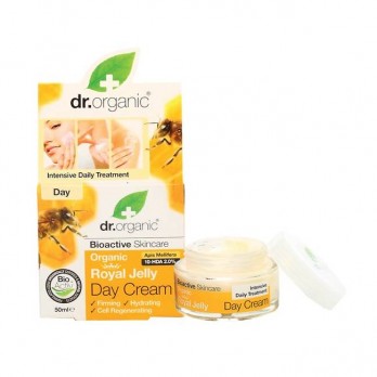 Dr. Organic Royal Jelly Day Cream 50ml | Ενυδατική Κρέμα Ημέρας με Βιολογικό Βασιλικό Πολτό