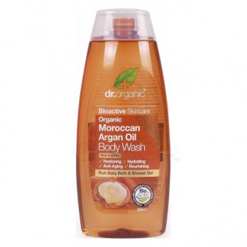 Dr. Organic Moroccan Argan Oil Body Wash 250ml | Αφρόλουτρο με Βιολογικό Έλαιο Αργκάν 