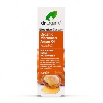 Dr. Organic Moroccan Argan Oil Facial Oil 30ml | Έλαιο Προσώπου με Βιολογικό Έλαιο Αργκάν