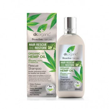 Dr. Organic Hemp Oil Rescue Shampoo 265ml | Σαμπουάν με Έλαιο Κάνναβης