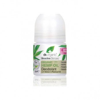 Dr. Organic Hemp Oil Deodorant 50ml | Αντιβακτηριδιακό Κρεμώδες Αποσμητικό σε μορφή Roll-on