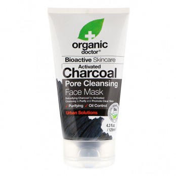 Dr.Organic Activated Charcoal Pore Cleansing Face Mask 125ml | Μάσκα Καθαρισμού Προσώπου με Ενεργό Άνθρακα