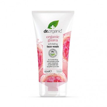 Dr. Organic Guava Face Wash 150ml | Καθαριστικό Προσώπου Ήπιας Απολέπισης 