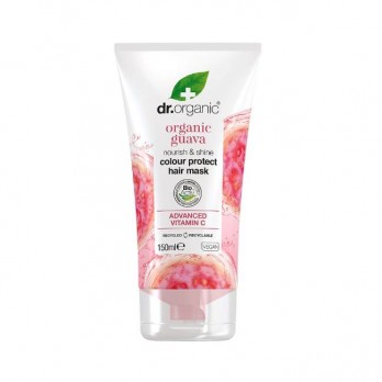 Dr. Organic Guava Colour Protect Mask 150ml | Μάσκα Εντατικής Θεραπείας για Βαμμένα Μαλλιά 