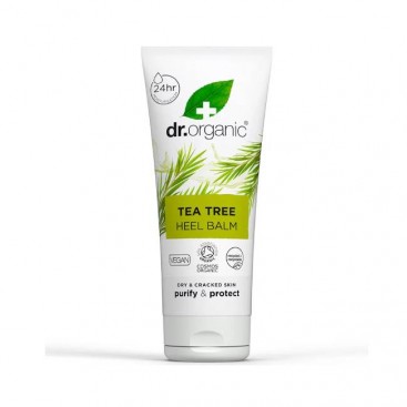 Dr. Organic Tea Tree Heel Balm 100ml | Βάλσαμο για Φτέρνες με Έλαιο Τεϊόδεντρου