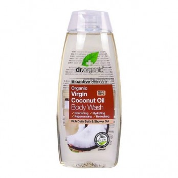 Dr. Organic Virgin Coconut Oil Body Wash 250ml | Αφρόλουτρο Σώματος με  Βιολογικό Έλαιο Καρύδας