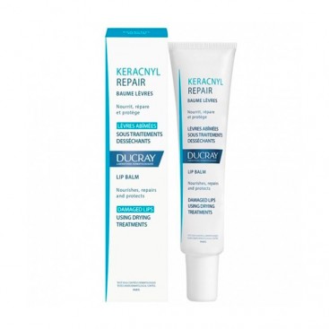 Ducray Keracnyl Repair Baume Levres 15ml | Βάλσαμο για τα Χείλη υπό Ξηραντικές Αγωγές 