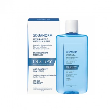 Ducray Squanorm Lotion 200ml |Λοσιόν για την Πιτυρίδα με Ψευδάργυρο 