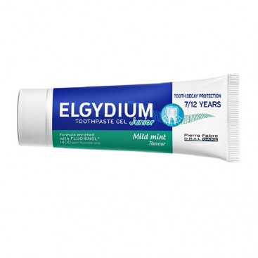 Elgydium Junior Toothpaste Gel Mild Mint 50ml | Παιδική Οδοντόκρεμα με Ήπια Γεύση Μέντας