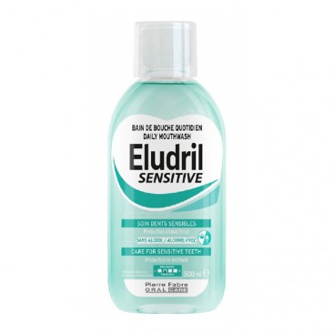 Elgydium Eludril Sensitive Mouthwash 500ml | Στοματικό Διάλυμα για τα Ευαίσθητα Δόντια