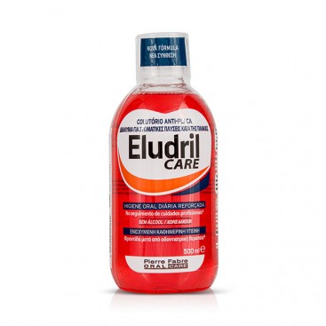 Elgydium Eludril Care Mouthwash 500ml | Στοματικό Διάλυμα Χλωρεξιδίνης 0,05% χωρίς Αλκοόλη 