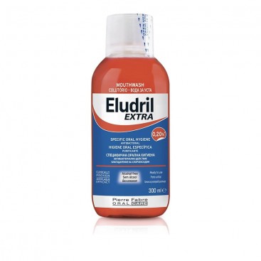 Elgydium Eludril Extra 0,20% , 300ml | Στοματικό Διάλυμα 