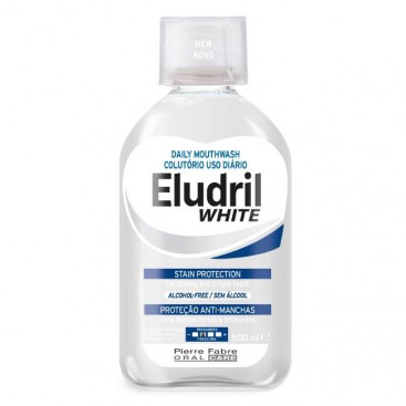 Elgydium Eludril White 500ml | Στοματικό Διάλυμα για Πρόληψη Λεκέδων