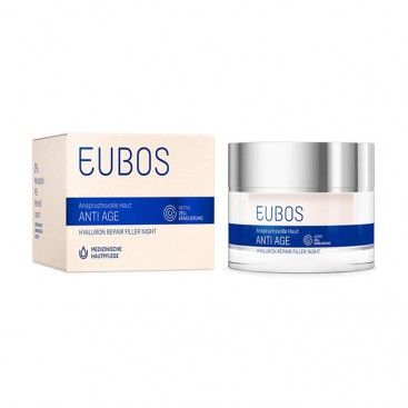 Eubos Anti Age Hyaluron Repair Filler Night 50ml | Αντιρυτιδική Κρέμα Νύχτας