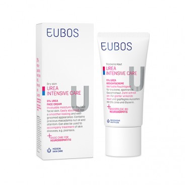 Eubos Urea 5% Face Cream 50ml |  Ενυδατική Κρέμα Προσώπου με 5% Ουρία 