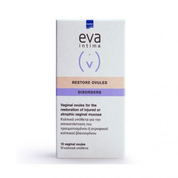 Intermed Eva Restore 10 Vaginal Ovules | Κολπικά Υπόθετα