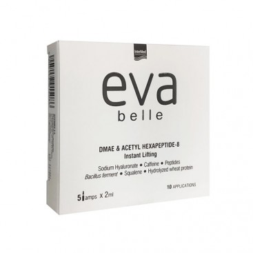 Intermed Eva Belle DMAE & Acetyl Hexapeptide-8 5x2ml | Αμπούλες Προσώπου για Άμεση Σύσφιξη & Αντιρυτιδική Δράση 