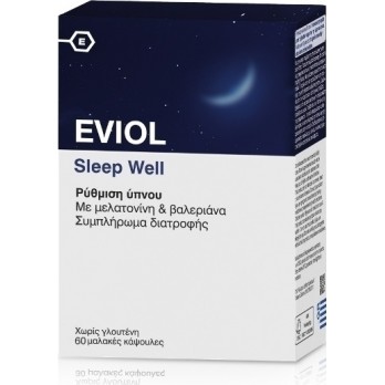 Eviol Sleep Well 60 tabs | Συμπλήρωμα Διατροφής για Ρύθμιση του Ύπνου