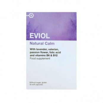 Eviol Natural Calm 30 Soft Caps. | Συμπλήρωμα Διατροφής για την Φυσιολογική Ψυχολογική Λειτουργία