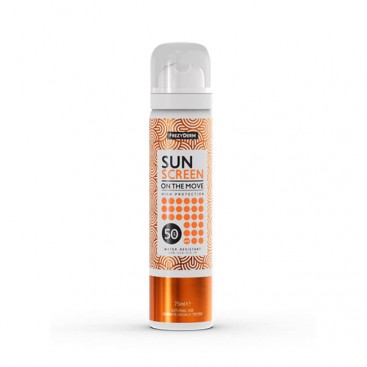 Frezyderm Sun Screen on the Move Mist SPF50 75ml | Αντηλιακό Spray Προσώπου Ταχείας Εφαρμογής