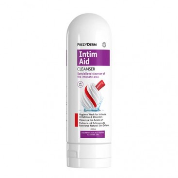 Frezyderm Intim Aid Cleanser Ph5.0  200ml | Καθαριστικό Ευαίσθητης Περιοχής με Προβιοτικά & Εχινάκεια 