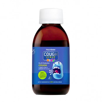 Frezyderm Cough Syrup Kids 182g | Παιδικό Σιρόπι για Ξηρό & Παραγωγικό Βήχα με Γεύση Φράουλα και Μέλι