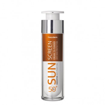 Frezyderm Sun Screen Cream to-powder SPF50 50ml |Αντηλιακό Προσώπου με Αίσθηση Πούδρας