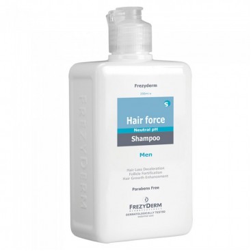 Frezyderm Hair Force Shampoo Men 200ml |  Ανδρικό Σαμπουάν κατά της Τριχόπτωσης