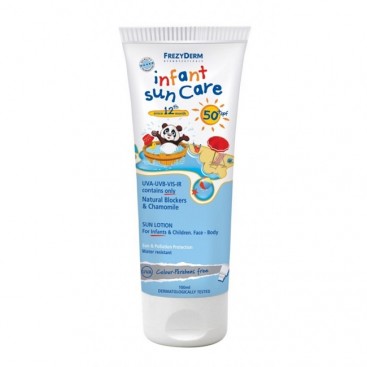 Frezyderm Infant Sun Care Sun Lotion SPF50 100ml | Αντιηλιακό Γαλάκτωμα Για Ευαίσθητη Νηπιακή & Παιδική Επιδερμίδα