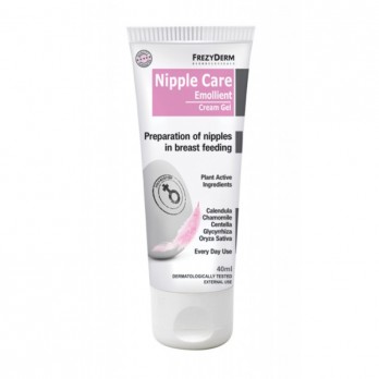 Frezyderm Nipple Care Emollient Cream Gel 40ml | Μαλακτική Κρέμα-Τζελ για τις Θηλές