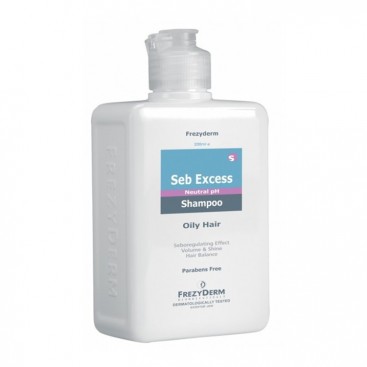 Frezyderm Seb Excess Shampoo 200ml |Σαμπουάν Σχεδιασμένο για Λιπαρά Μαλλιά