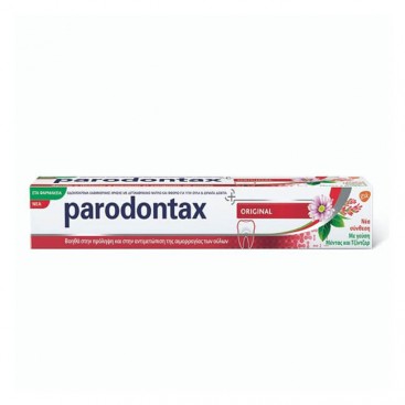 Parodontax Toothpaste Original Herbal 75ml | Οδοντόκρεμα με Γεύση Μέντας και Τζίντζερ