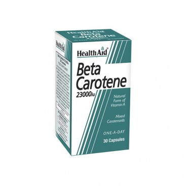 Health Aid Beta Carotene 23000iu 30caps |  Συμπλήρωμα Διατροφής με Βήτα Καροτίνη